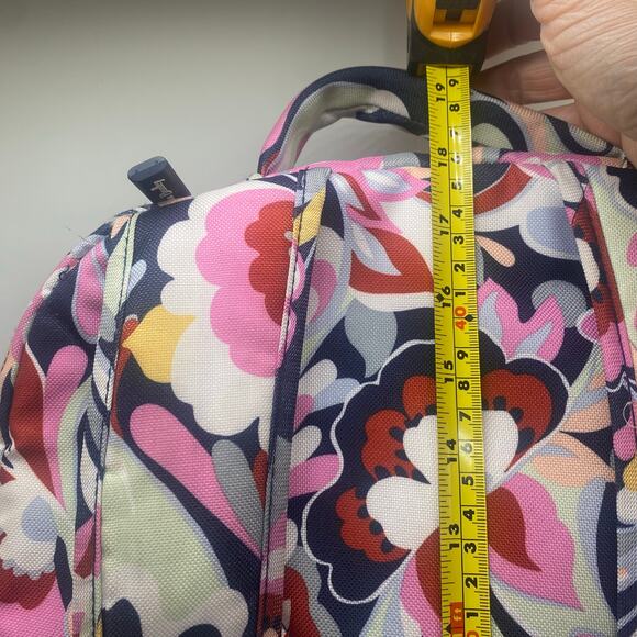 Vera Bradley Mod Paisley Pink Blue Lighten Up Essential Backpack School Travel main image 12
